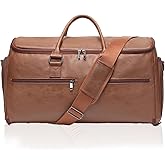 Carry On Garment Bag for Travel, Convertible Travel Garment Bag for Men Women, 2 in 1 Hanging Suitcase Suit Business Travel Bag