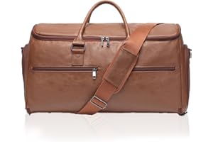 SEYFOCNIA Carry On Garment Bag for Travel, Convertible Travel Garment Bag for Men Women, 2 in 1 Hanging Suitcase Suit Business Travel Bag