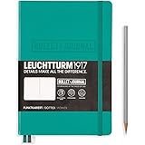 LEUCHTTURM1917 - Official Bullet Journal - Medium A5 - Hardcover Dotted Notebook (Emerald) - 240 Numbered Pages