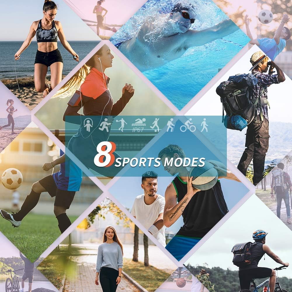 Lidofigo Montre Connectee Homme Montre Intelligente Femme Ip67 Etanche Montre Connectee Cardiaque Podometre Tracker D Activite Smartwatch Controle De La Musique Bracelet Connectee Calorie Sommeil Amazon Fr High Tech