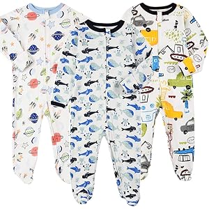 zipper onesies with mitten cuffs