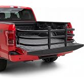 49-57" Adjustable Aluminum Truck Bed Extender for Compact &amp; Midsize Pickups | Lightweight Tailgate Extension &amp; Fold-In Cargo Divider for Tacoma, Frontier, Colorado, Canyon, Maverick, Cruz, Drill Needed