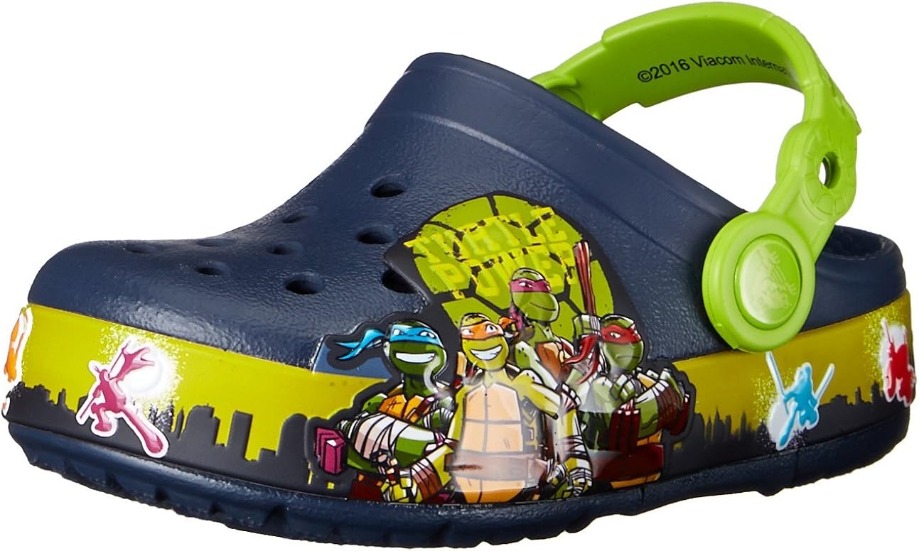 Crocs TMNT II K LightUp Clog (Infant/Toddler/Little Kid/Big Kid) Clogs & Mules