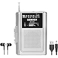 SEMIER Portable Cassette Player Recorder AM FM Radio Stereo -Compact ...
