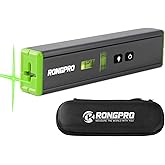 Portable Laser Level with Light -Multipurpose Magnetic Pocket Level 15Ft Cross Leveling Line,Mini Torpedo Level for Hanging Picture Wall Writing Home Renovation-Green line