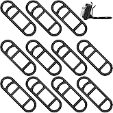 Mudder 12 Pcs Bike Rubber Straps Bike Light Mount Bicycle Light Band Bicycle Silicone Band for Flashlight Cell Phones Speaker Holder Handlebar Sets