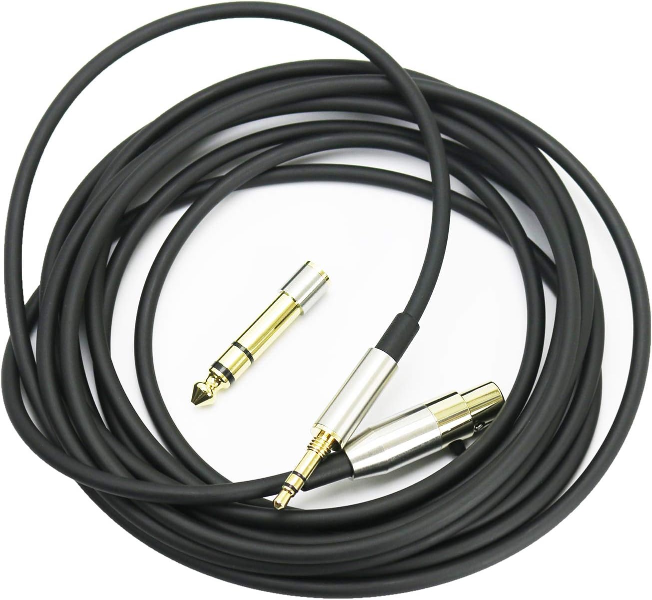 NewFantasia Replacement Audio Upgrade Cable Compatible with AKG K240, K240S, K240MK II, Q701, K702, K141, K171, K181, K271s, K271 MKII, M220, Pioneer HDJ-2000 Headphones 1.2meters/4feet: Industrial & Scientific