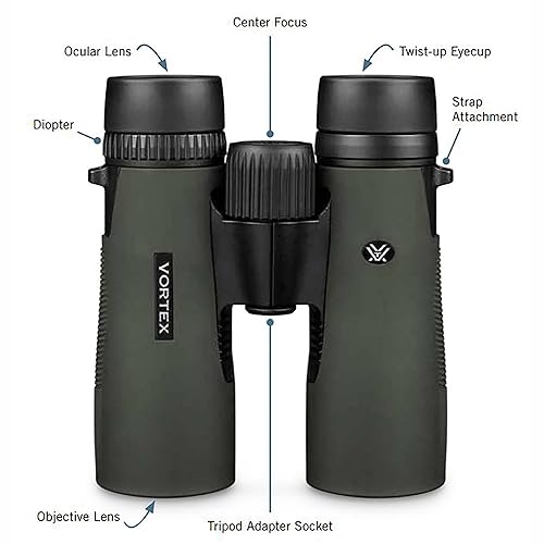 Vortex Optics Diamondback HD 10x50 Binoculars HD Optical System