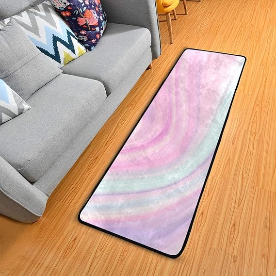 Amazon.de: Küchenläufer, rutschfest, weich, Marmortextur, großer