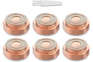 tuokiy Facial Hair Removal Replacement Heads for Finishing Touch Flawless, Refill for Flawless Replacement Heads