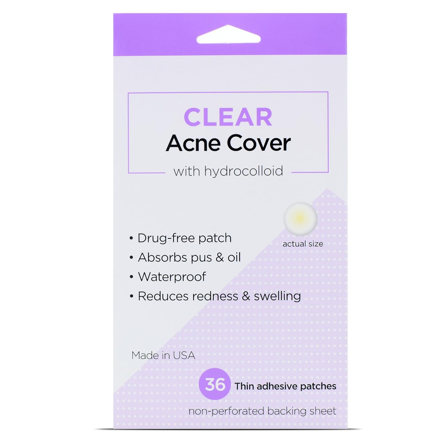 Clear Acne Cover with Hydrocolloid