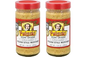 Granda Pulaski Stone Ground Polish Style Mustard,7.25 oz. x 2 pck