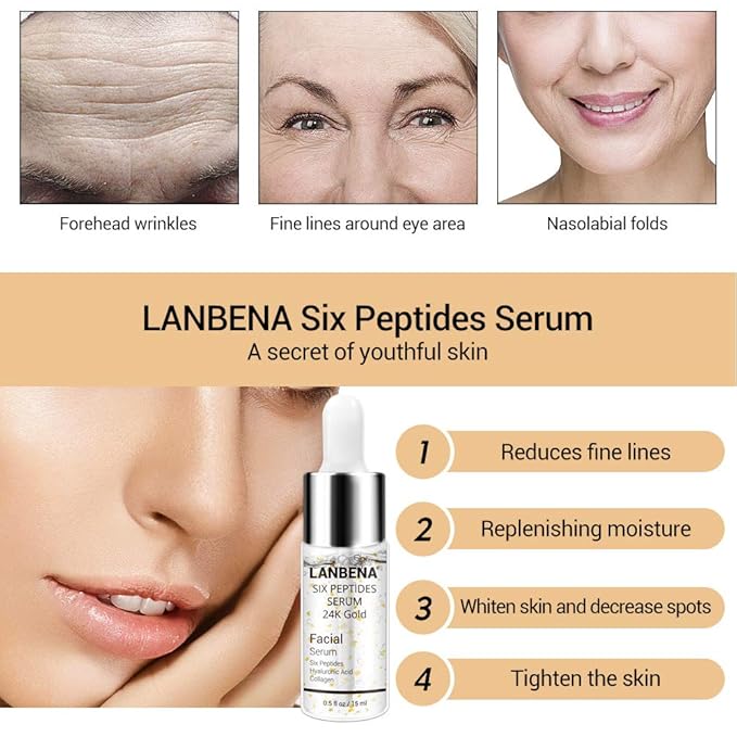 lanbena six peptides serum