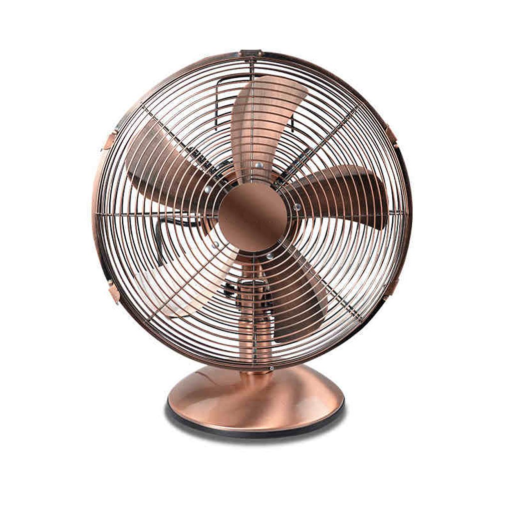 Fan Home Shaking His Head Fan Antique Bronze Floor Fan Retro