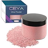 Ceya Mica Powder, 5.3oz/ 150g Millennial Pink Pearlescent Effect Colorant Pigment Powder for Epoxy Resin, Tumblers, Slime Bath Bomb, Soap Dye, Slime, Candle, Resin Crafting, Paint,Jewelry, Nail Polish