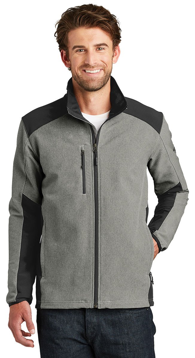 Photo 1 of The North Face Tech Stretch Soft Shell Jacket. NF0A3LGV TNF Medium Grey Heather/TNF Black XL