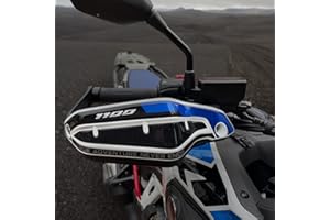 Resin Bike Motorcycle 3D Stickers Compatible with CRF 1100 L Africa Twin 2022 Pearl Glare White. Handguards Protection from Bumps and Scratches. Pair of Resin Stickers - Made in Italy