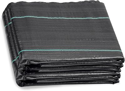 ANSIO Heavy Duty Weed Membrane 2m x 10m Garden Ground Cover Fabric