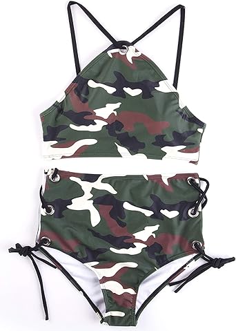 camouflage push up bikini