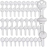 50Pcs Key Blanks Assortment | Uncut Key Blanks KW1 SC1 M1 Blank Keys for Home and Professional Use