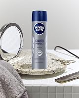 NIVEA MEN Silver Protect Deodorant Spray 150 ml Men Antiperspirant view 4
