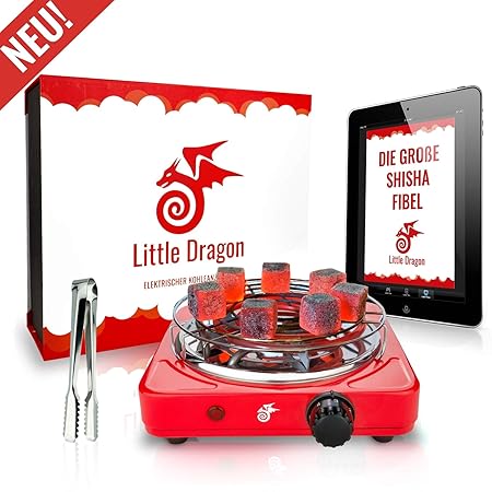 Elektrischer Kohleanzünder für Shisha Kohle - Die Lösung für schnelles & sicheres Anzünden Deiner Naturkohle - Gratis Kohlegi