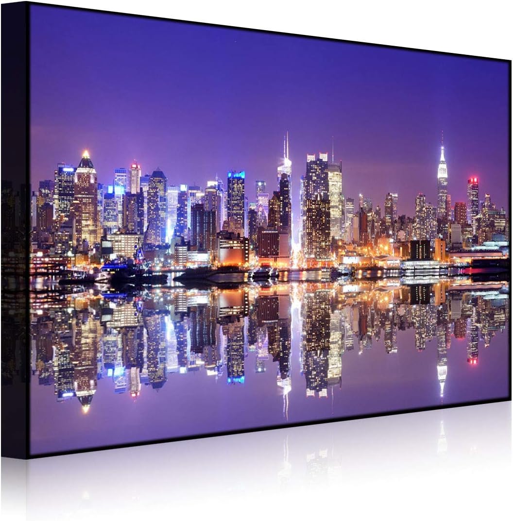 Download Led Bild New York Skyline Gif