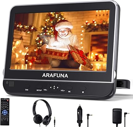Amazon Co Jp 10 1インチ 車用dvdプレーヤー ヘッドレストマウント付き ポータブルdvdプレーヤー リージョンフリー 最後のメモリ Hdmi入力 Avイン アウト対応 Usb Sd対応 取り付けブラケット付属 家電 カメラ