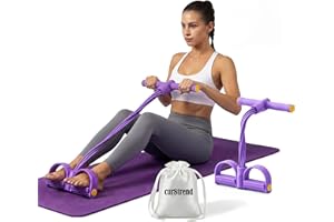 Cur8trend Exercise Band Workout with Sweat-Wicking Foam Handles - Non-Slip, Portable Fitness Equipment Suitable for Home Gyms