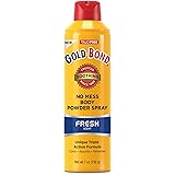 Gold Bond No Mess Talc-Free Body Powder Spray 7 oz, Fresh Scent