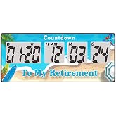 YOOREAL Digital 9999 Days Countdown Days Timer Clock,Retirement Countdown | Timer,Magnet Design,Loud Alarm,Tracks Wedding Vacation Working Cooking Baby birth (Blue)