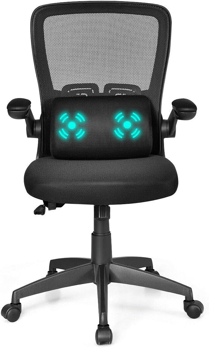 Chair Massage Mesh Office Adjustable HeightLumbar Support