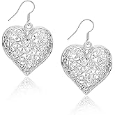 925 Sterling Silver Earrings Dangle Earrings Linear Drop Statement Earrings for Women Teen Girls