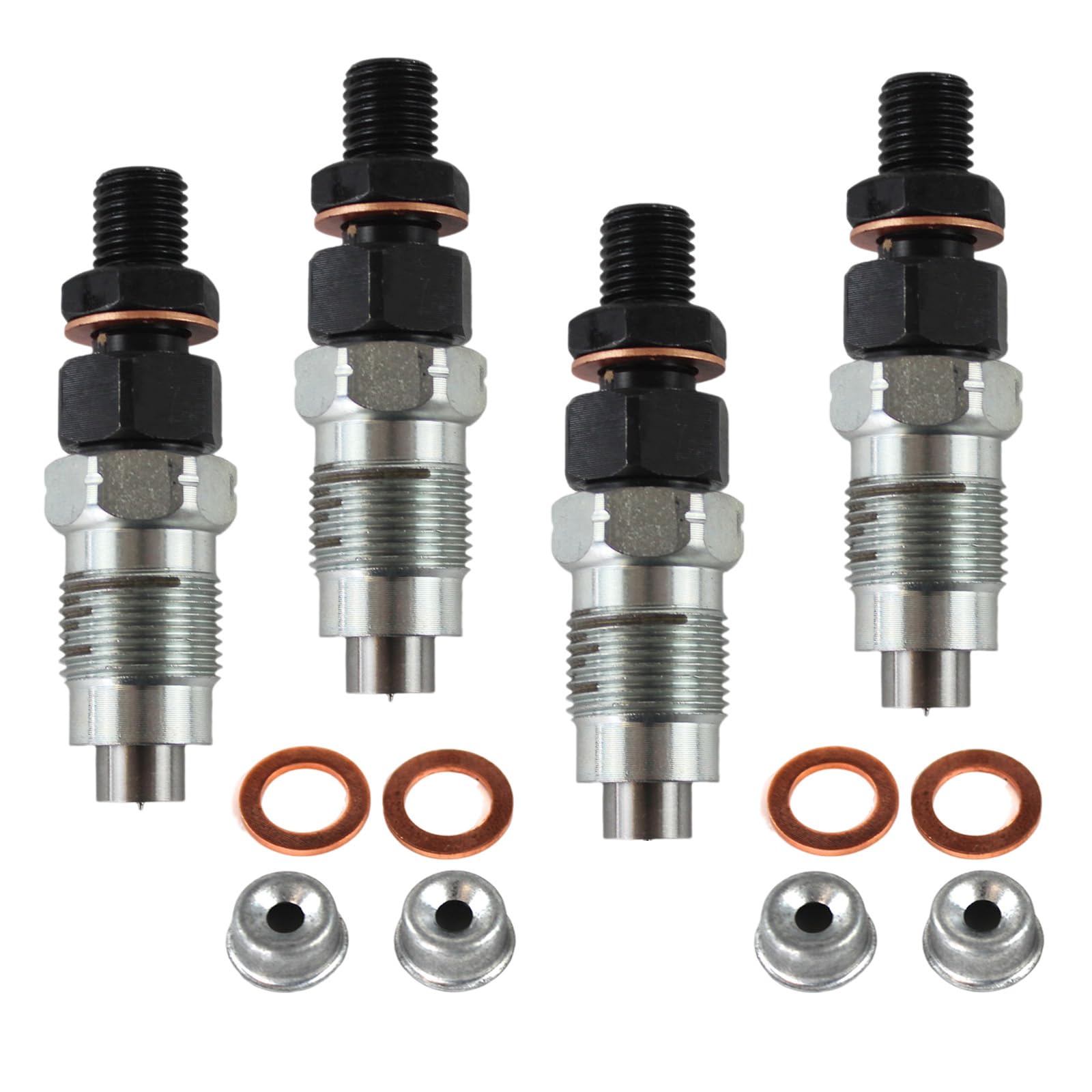 Photo 1 of COPACHI 4pcs Fuel Injectors 16454-53905 16454-53900 Compatible with Kubota Tractor Engines V2203 V2003 V1903 D1703 After-Market Parts