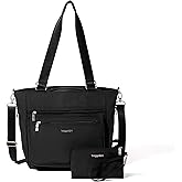 Baggallini Modern Everyday Shopper Tote - 15.3" x11.6” Tote Bag for Women - Lightweight Work Travel Carry On Bag