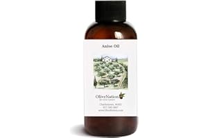 OliveNation Anise Oil, Food Grade Star Anise Essential Oil for Cooking or Flavoring - 4 ounces
