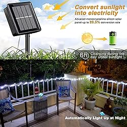 YEGUO Solar Christmas Lights Outdoor Waterproof