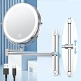 Amazon.com - Gospire 8.5" Rechargeable Wall Mounted Lighted Makeup ...