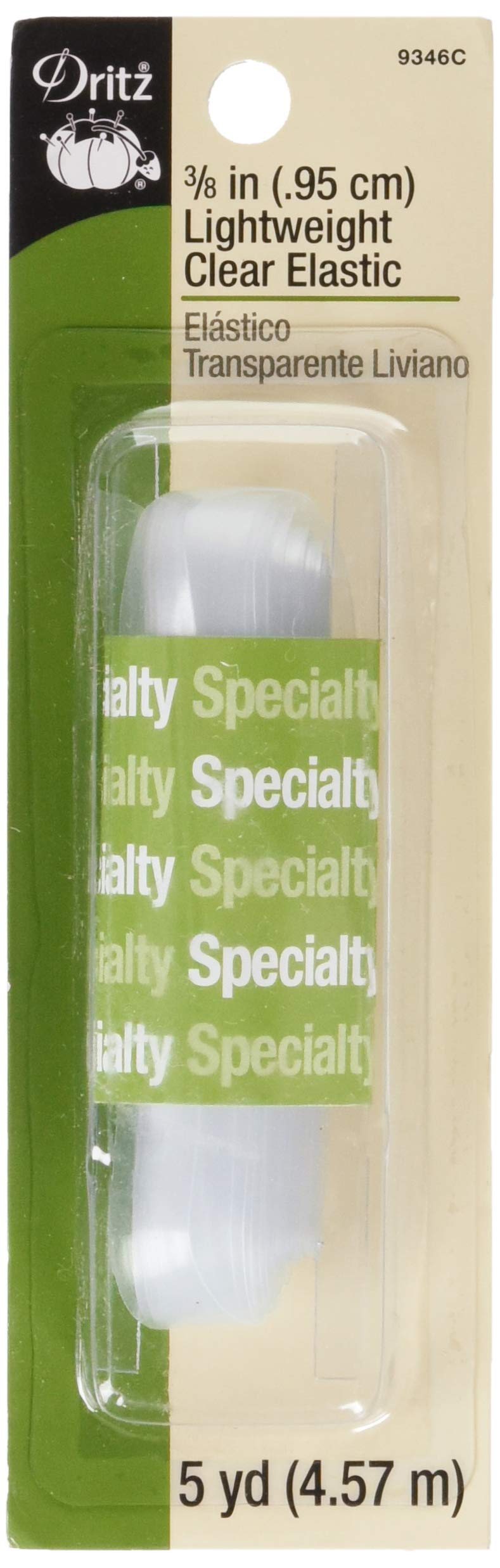 Dritz Lightweight Clear Elastic, Multi-Colour, 2.54 x 4.57 x 14.73 cm