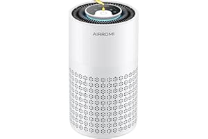 AIRROMI Air Purifier for Bedroom with HEPA 3-in-1 Filter, Pet Air Purifier for Home Cat Pee Smell, Covers Upto 990 Ft², Quiet