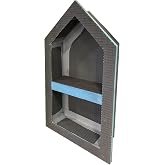 Wedi Shower Niche (Tileable, 16in x 30in.) Shower Niches Ready for Tile, Bathroom Niche Storage, Prefabricated Shower Niches, Shampoo Caddy, Inlet Shelves,Shower Renovations,