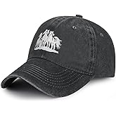 Fenmshairy Women's Cute Horse Hat for Men Women, Adjustable Vintage Distressed Washed Baseball Cap for Horse Lover