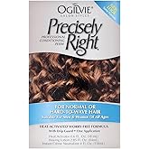 Ogilvie Salon Styles Precisely Right Professional Conditioning Home Perm Kit for Men &amp; Women - For Normal or Hard-to-wave Hair - Heat-activated Worry-free Formula with Drip Guard - 1 Application