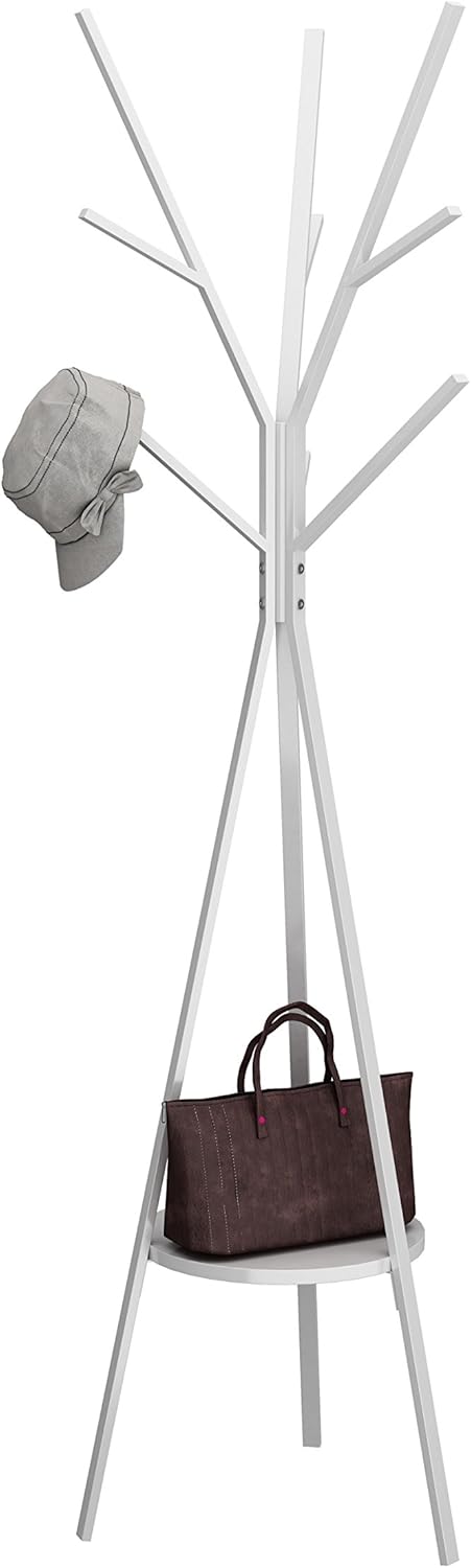 Best frenchi home furnishing 12-hook metal coat rack, black