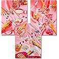 WUDWL Diamond Painting Kits for Adults - 3 Pack Pink Tablecloths 5D Diamond Art Kits Full Drill Diamond Dots Paintings with Diamonds Gem Art and Crafts Home Decor 12x16inch
