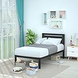 Amazon Basics Industrial Metal Bed Frame with