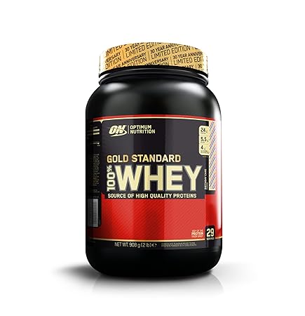 Optimum Nutrition Whey Gold Standard Protein, Geburtstagskuchen, 0.9 kg