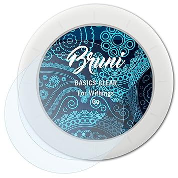 Bruni Schutzfolie für Withings Go Folie, glasklare Displayschutzfolie (2X)