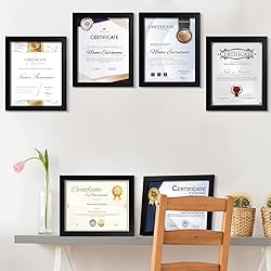 SESEAT 8.5 x 11 Frame Certificate Document Frame