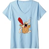 Womens Captain Caveman Captain Caveman Unga Bunga V-Neck T-Shirt